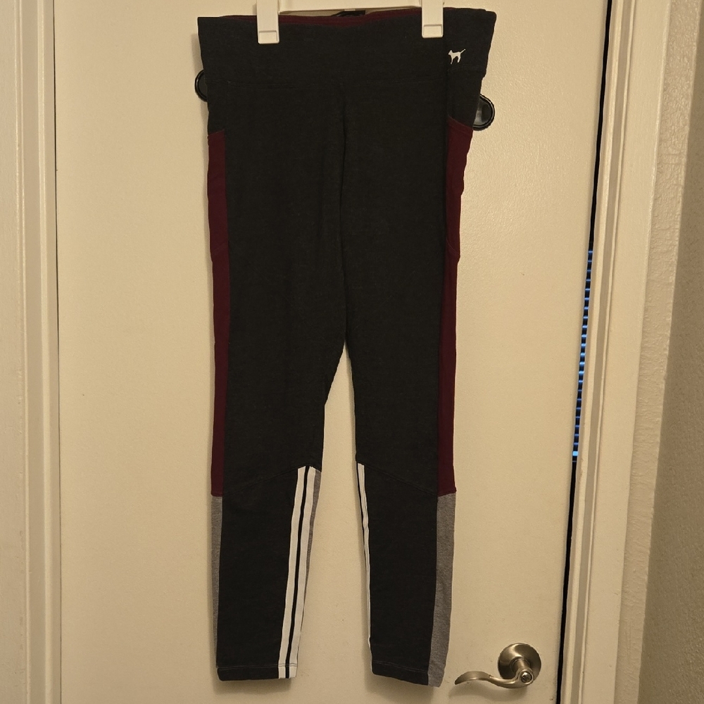 Victoria's Secret Kids Leggings in Black, Gray, and Red